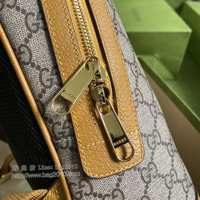 Gucci女包 古驰Ophidia Web泰迪熊后背包 Gucci双肩包 647816  gdj1679